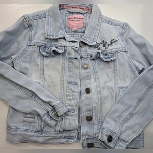 Juicy Couture Kids Girl Denim Jacket Used Size 8